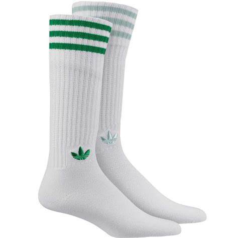 adidas socken weiß grünes logo|Grüne Socken .